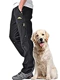 yeyity Herren Softshellhose Gefüttert Outdoorhose Wasserdicht Wanderhose Warm Skihose...