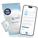 CASC Ovulationstest | 50 x Fruchtbarkeitstest für Frauen mit App -...