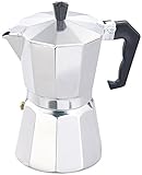 Cucina Dimodena Italienische Kaffeemaschine, 300 ml, für alle Herdarten außer Induktion,...