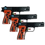 Schramm® 3er Pack Wasserpistole Agent Wasserpistolen Wasser Pistole Water Gun...