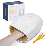 Wireless Handmassagegerät mit Wärme, 3 Stufen Luftkompression und Heizung,Hand...