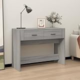 CFODOJ Furniture Select Konsolentisch grau Sonoma 100x39x75cm Holzwerkstoff