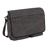 camel active bags Molina Herren Schultertasche Messenger Bag Groß Blau