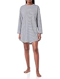 Marc O’Polo Body & Beach Damen W-Sleepshirt LS Crew-Neck Pyjamaset, Nachtblau, M