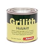 ADLER Grilith Holzkitt Spachtelmasse Kitt für Holz Möbel Basteln Reparieren Schwarz 100...