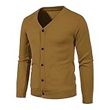 Sweater Strickjacke Herren: Cardigan Herren V Ausschnitt Strickcardigan Mit...