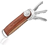 Walking Line® Premium Key Organizer aus echtem Leder - Schlüsselanhänger als...