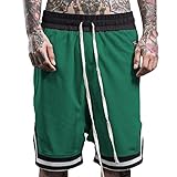 Plilima Atmungsaktive Basketball-Shorts für Herren, leicht, für Fitnessstudio,...