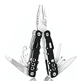 Multitool Zange Tragbare Multitool Zange Taschenmesser, Flaschenöffner, Schraubendreher...