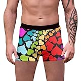 WKAYsIV Herren Unterwäsche Hautfarben lustig sitzende Boxershorts mit mittlerer Taille...