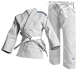 adidas, Weiß Club Judo-Uniform, 350 g, 170