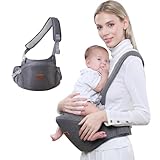 Ergonomische Babytrage, SUNVENO Baby Hüftsitzträger, Baby Hüftsitz mit...