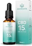 Amiredita CBD Öl 15% Breitspektrum - Deutsche Qualitätsmarke, laborgeprüft,...