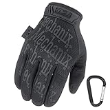 Mechanix WEAR ORIGINAL Einsatz-Handschuhe, atmungsaktiv & abriebfest + Gear-Karabiner,...