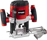 Einhell Oberfräse TC-RO 1155 E (1100 W, Ø 6 und 8 mm, Drehzahlregelung,...