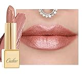 OULAC Lippenstift Metallic Glanz Finish, Kein Körniges Gefühl Lipstick mit Langanhaltend...