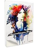 lunera premium Aquarellpapier 300g DIN A4 mit 45 Blatt naturweiß, kaltgepresst...