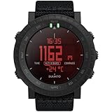 Suunto Core Alpha Stealth Outdoor-Uhr mit Höhenmesser, Barometer und Kompass