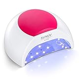 SUNUV Nageltrockner UV LED Nagellampe für Gelnägel, 10, 30, 60, 90s Timer, Automatischer...