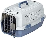 Amazon Basics Katze Transportbox für Haustiere, 2 Türen, 1 Dachöffnung, L 48 x B 32 x H...