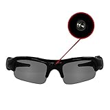 Eaxus® Action Videobrille/Spionbrille/Kamerabrille. Actionkamera mit Sonnenbrille - mini...