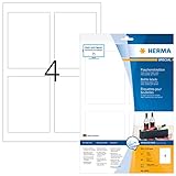 HERMA 8882 Flaschen-Etiketten für Tintenstrahldrucker DIN A4 (90 x 120 mm, 10...