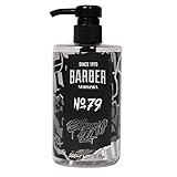 BARBER MARMARA Rasiergel Männer No.79 - Herren Rasiergel transparent 500ml - Shaving Gel...