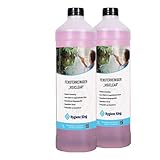 Hygiene King | Glasreiniger mit Lotuseffekt | 2x 1 Liter | Konzentrat zum streifenfreien...