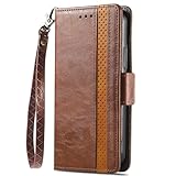 Rnrieyta Miagon PU Leder Flip Handyhülle für Realme C53,Tasche Cover Brieftasche Etui...