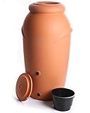 Regenwassertonne Regentonne Regenbehälter Regentank Amphore 210L Terracotta mit...