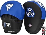 RDX Handpratzen Kampfsport Boxen MMA Training, Maya Hide Leder, Boxpads Schlagpolster...