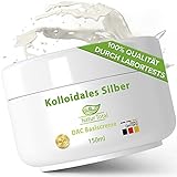 Natur Total Silbercreme mit kolloidalem Silber 150 ml XL - Silber creme mit...