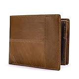 Adorling Slim Wallet Echtleder Geldbeutel mit RFID Schutz I Mini Portemonnaie für Herren...