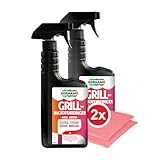 Germanio® Grill- & Backofenreiniger – Extra starke Formel in 2 x 500 ml Sprühflaschen,...