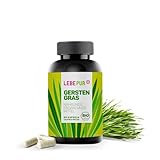 Lebepur Bio Gerstengras Kapseln, 60 hochdosierte Kapseln mit 1000 mg pro Tagesdosis,...