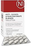 N1 Fettblocker + Zucker & Kohlenhydrate-Blocker Medizinprodukt zur Behandlung & Vorbeugung...