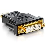 deleyCON HDMI zu DVI Adapter - DVI Buchse zu HDMI Stecker 1920x1200 1080p -...