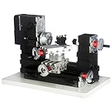 WYJW Mechanische Drehmaschine 60W Mini-Metalldrehmaschine Tischdrehmaschine...