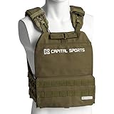 Capital Sports Battlevest 2.0 Gewichtsweste - Weight Vest mit hohem Komfort,...