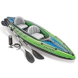 Generic Kajak-Set K2 Schlauchboot - Aufblasbares Kajak -Schlauchboot mit Pumpe & Paddeln,...