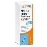 NasenDuo® Nasenspray Kinder: Hilfe gegen Schnupfen und eine verstopfte Nase -...