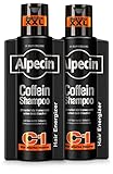 Alpecin Coffein-Shampoo C1 Black Edition - 2 x 375 ml - mit neuem Duft | Natürliches...