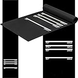 Designa Darts MAT21 | Strapazierfähige Gummi-Dartmatte, rutschfest, Schwarz, 290 cm x 60...