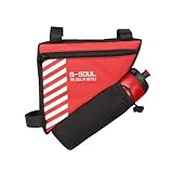 Fahrradtasche mit Flaschenhalter Oberrohrtasche Triangle Bike Bag Rahmentasche Vordere...