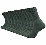 GAWILO 10 Paar stabile Army - Jäger - Freizeit Socken aus strapazierfähiger...