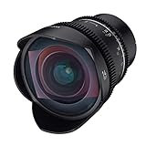 Samyang MF 14mm T3,1 VDSLR MK2 Sony E – lichtstarkes T3,1 Ultraweitwinkel...