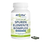 APOrtha® Spurenelemente-Komplex - 120 vegane Kapseln mit 6 Spurenelemente zur...