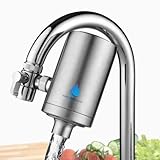 HAHN Technology Wasserhahn Aktivkohle Wasserfilter aus Edelstahl - für einen...