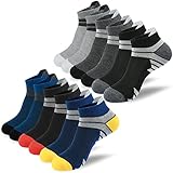 inaWarm 6 Paar Sneaker Socken Herren 43-46, Füßlinge Baumwolle Sportsocken...