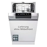 Gorenje GI 520 E15X Teilintegrierbarer Geschirrspüler / 45cm / 9 Maßgedecke / 5...